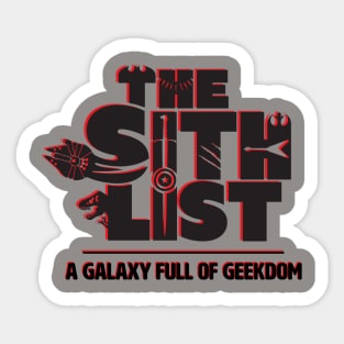 THE SITH LIST -2018 Logo Sticker